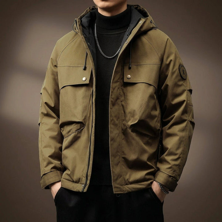 Noah | Men's Waterproof Hooded Multi-Pocket Cargo Jacket