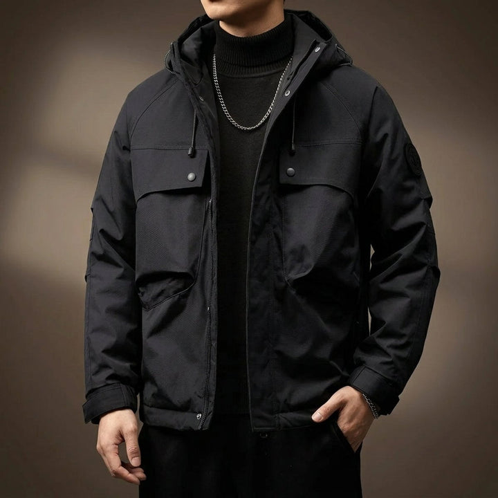 Noah | Men's Waterproof Hooded Multi-Pocket Cargo Jacket