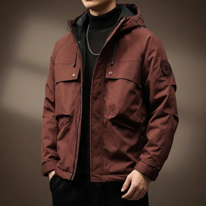 Noah | Men's Waterproof Hooded Multi-Pocket Cargo Jacket