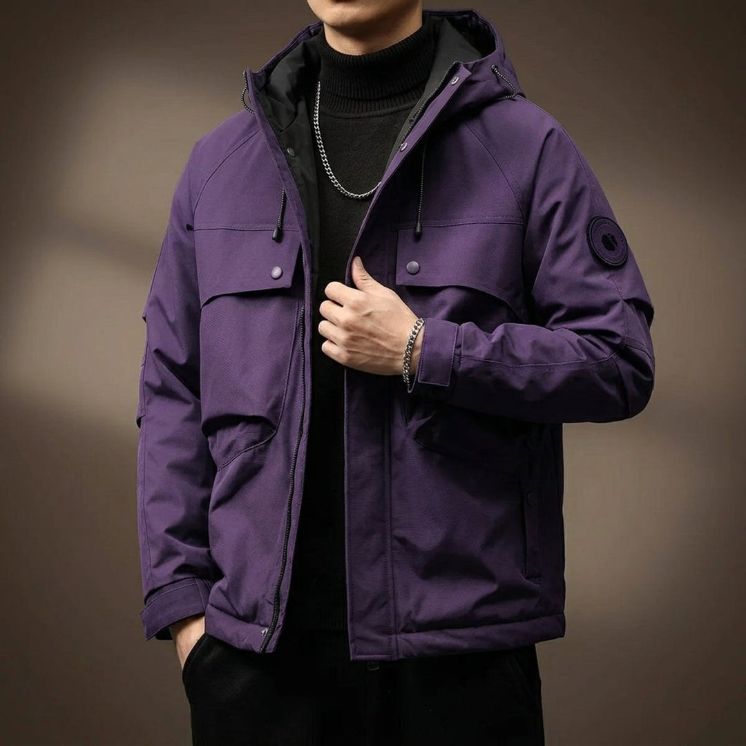 Noah | Men's Waterproof Hooded Multi-Pocket Cargo Jacket