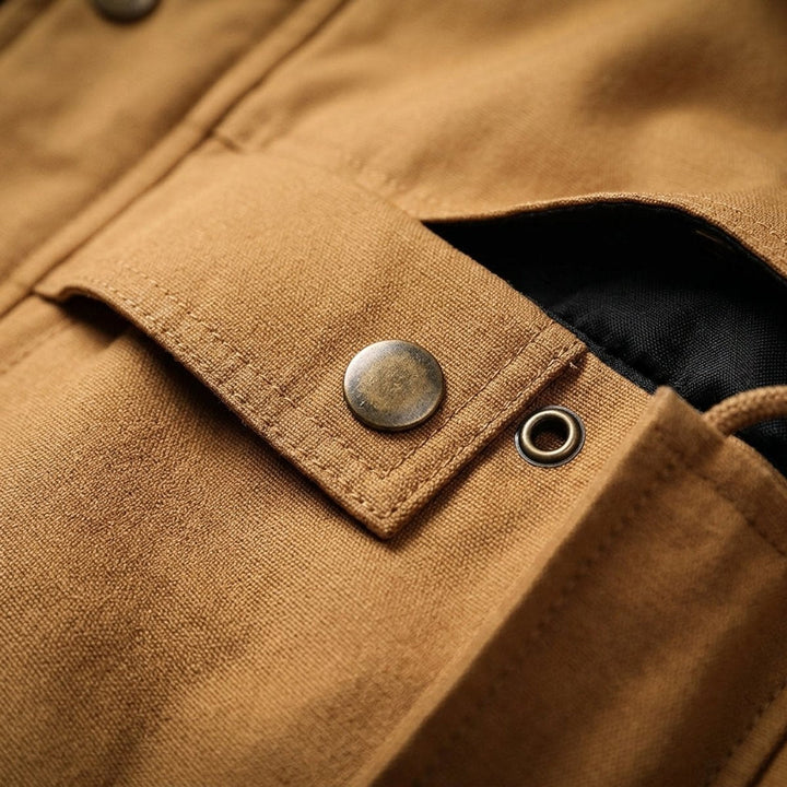 Noah | Men's Waterproof Hooded Multi-Pocket Cargo Jacket