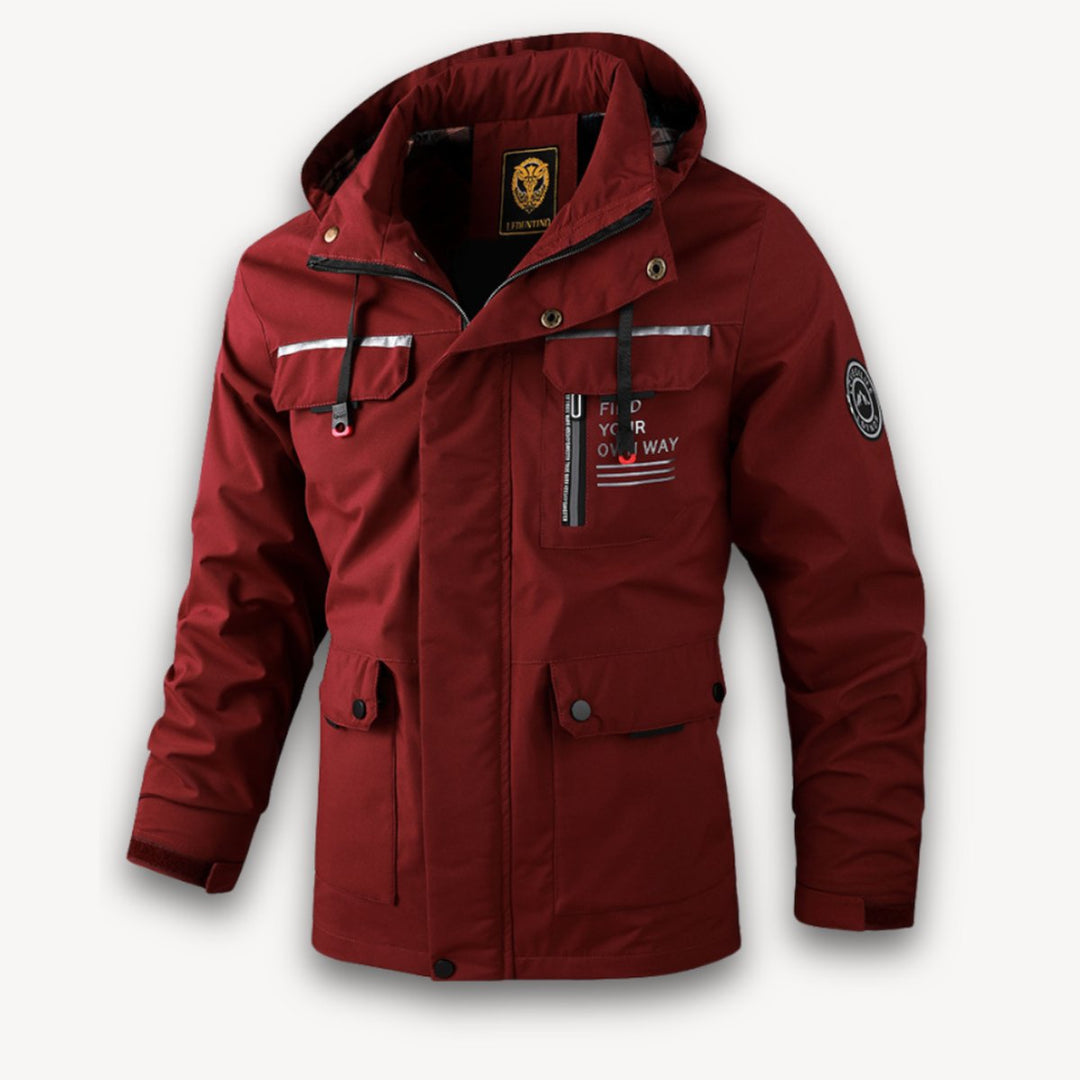 Jack | Men's Waterproof Hooded Multi-Pocket Insulated Jacket
