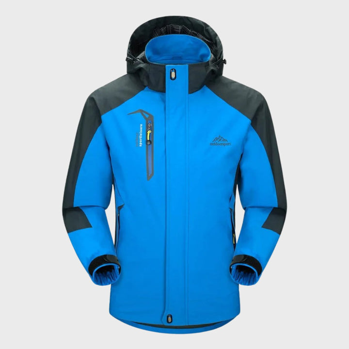 Jack | Men's Waterproof Hooded Outdoor Jacket Windproof All-Season Coat