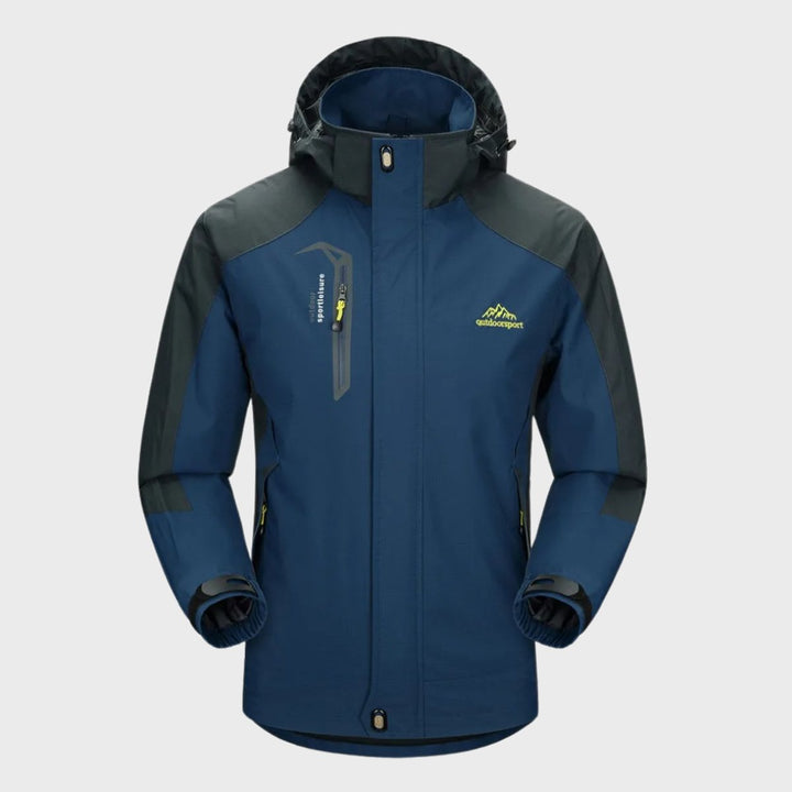 Jack | Men's Waterproof Hooded Outdoor Jacket Windproof All-Season Coat