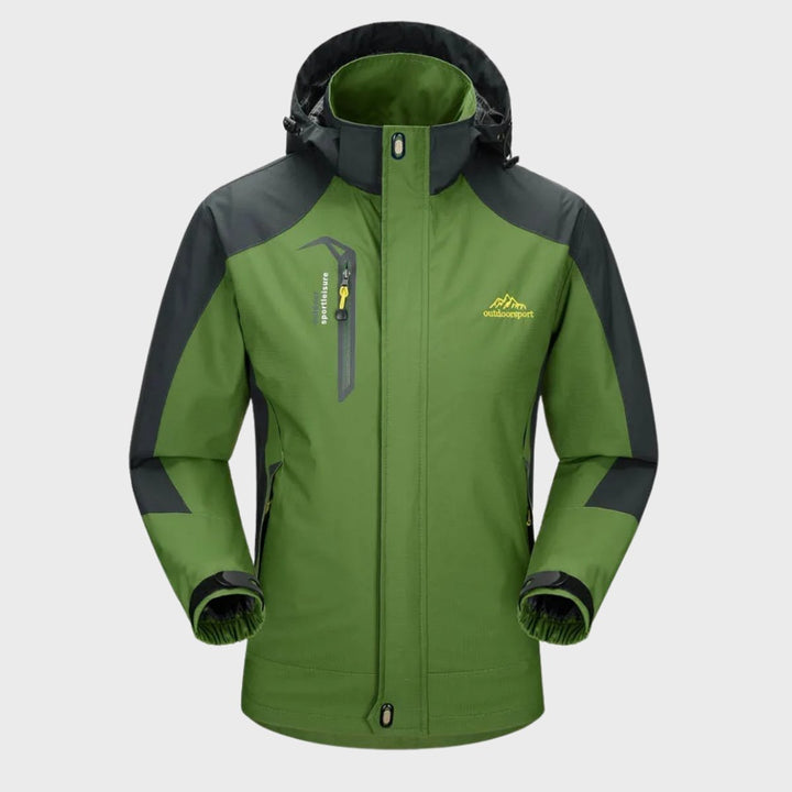 Jack | Men's Waterproof Hooded Outdoor Jacket Windproof All-Season Coat