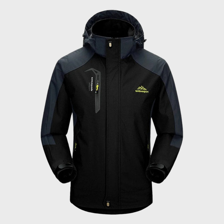 Jack | Men's Waterproof Hooded Outdoor Jacket Windproof All-Season Coat
