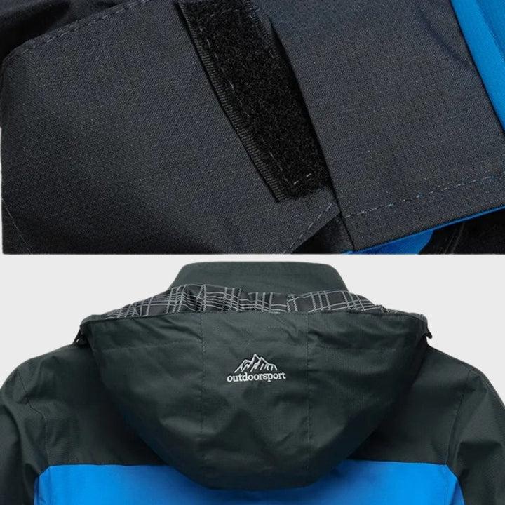 Jack | Men's Waterproof Hooded Outdoor Jacket Windproof All-Season Coat