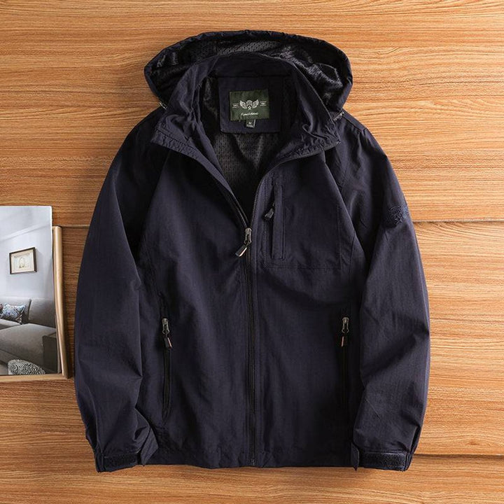 Archie | Mens Waterproof Hooded Outdoor Jacket Windproof Shell Coat