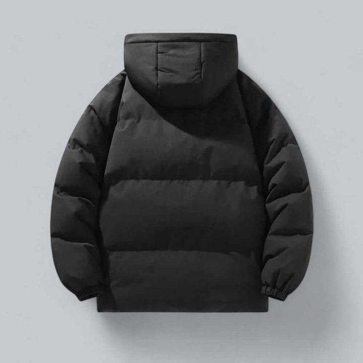 George | Men's Waterproof Hooded Puffer Bomber Jacket Detachable Hood