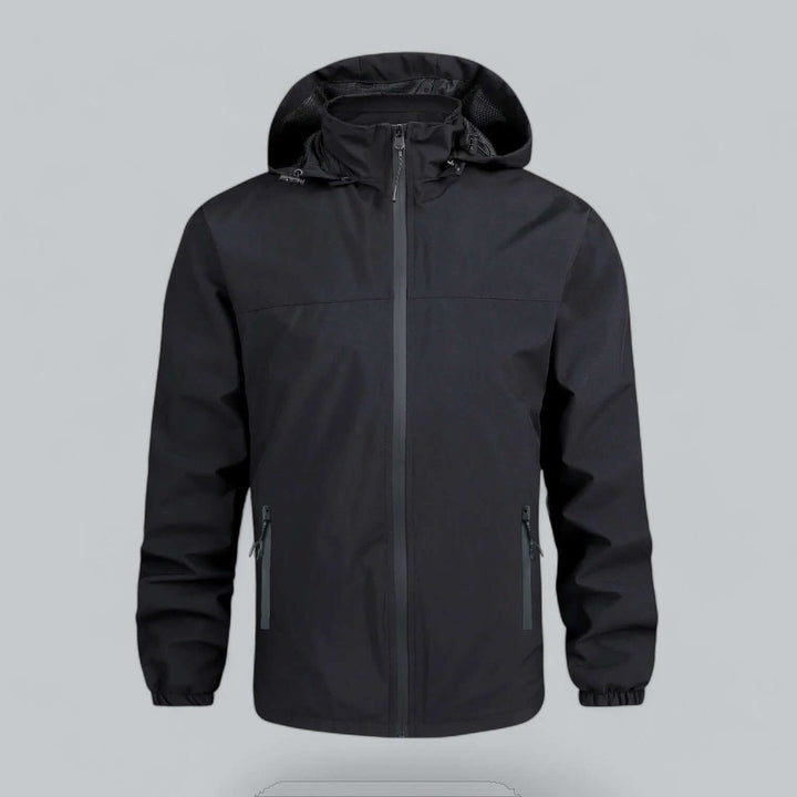 James | Men's Waterproof Hooded Windproof Jacket Lightweight Outerwear