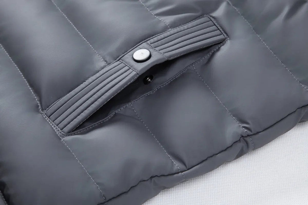 Oscar | Mens Waterproof Hybrid Down Hooded Puffer Bomber Jacket