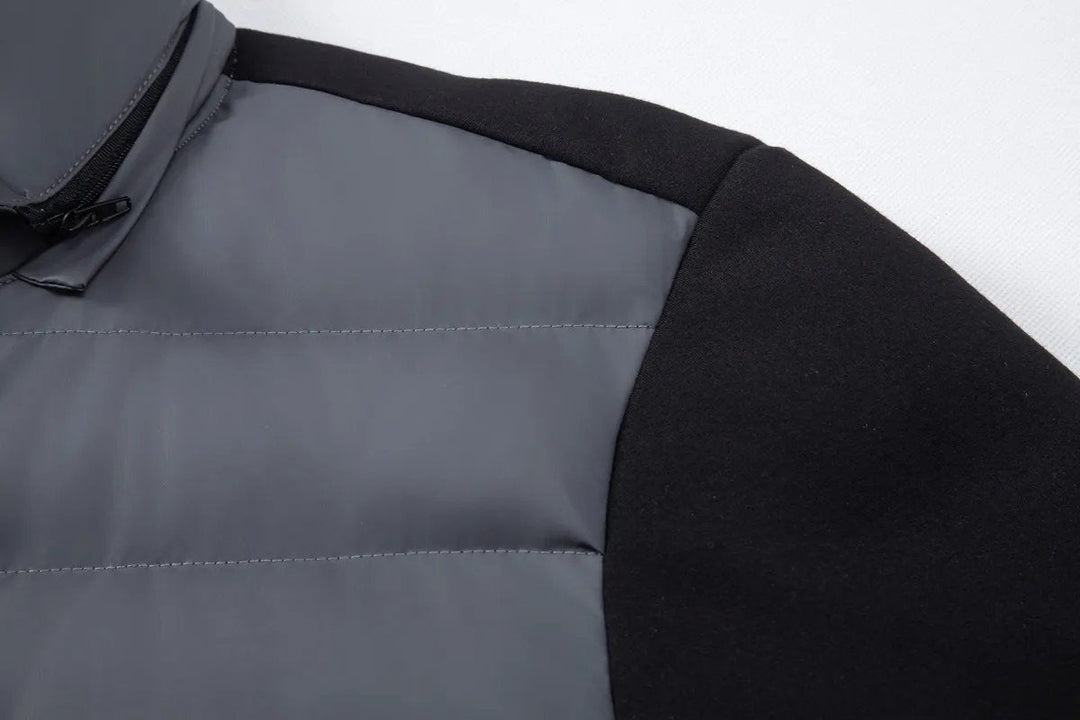 Oscar | Mens Waterproof Hybrid Down Hooded Puffer Bomber Jacket