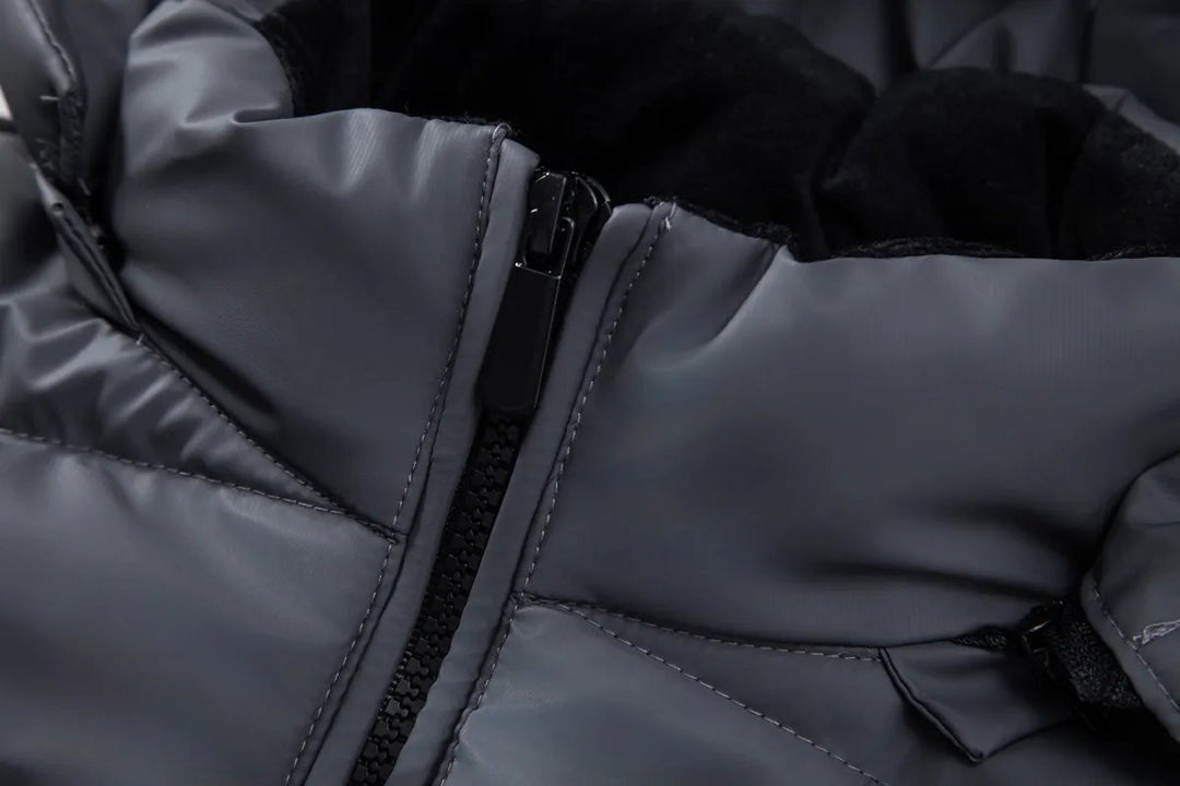Oscar | Mens Waterproof Hybrid Down Hooded Puffer Bomber Jacket