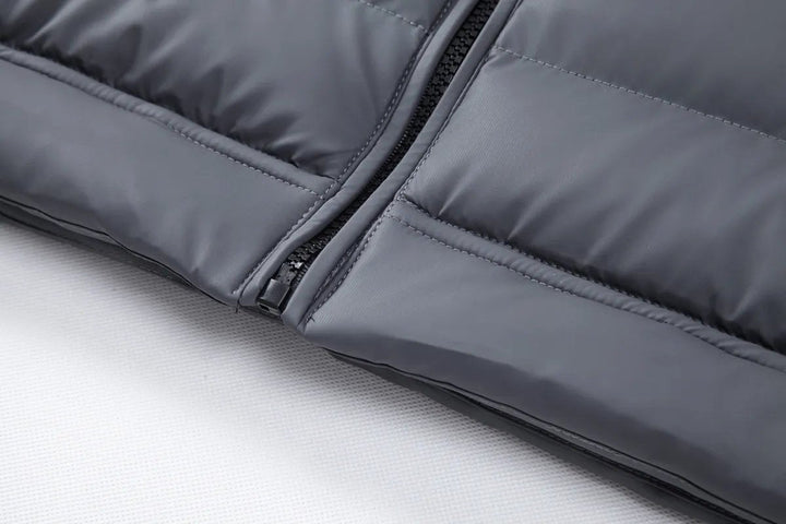 Oscar | Mens Waterproof Hybrid Down Hooded Puffer Bomber Jacket