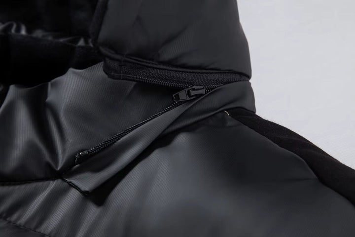 Oscar | Mens Waterproof Hybrid Down Hooded Puffer Bomber Jacket