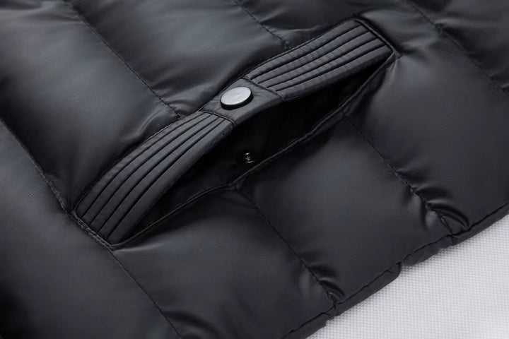 Oscar | Mens Waterproof Hybrid Down Hooded Puffer Bomber Jacket