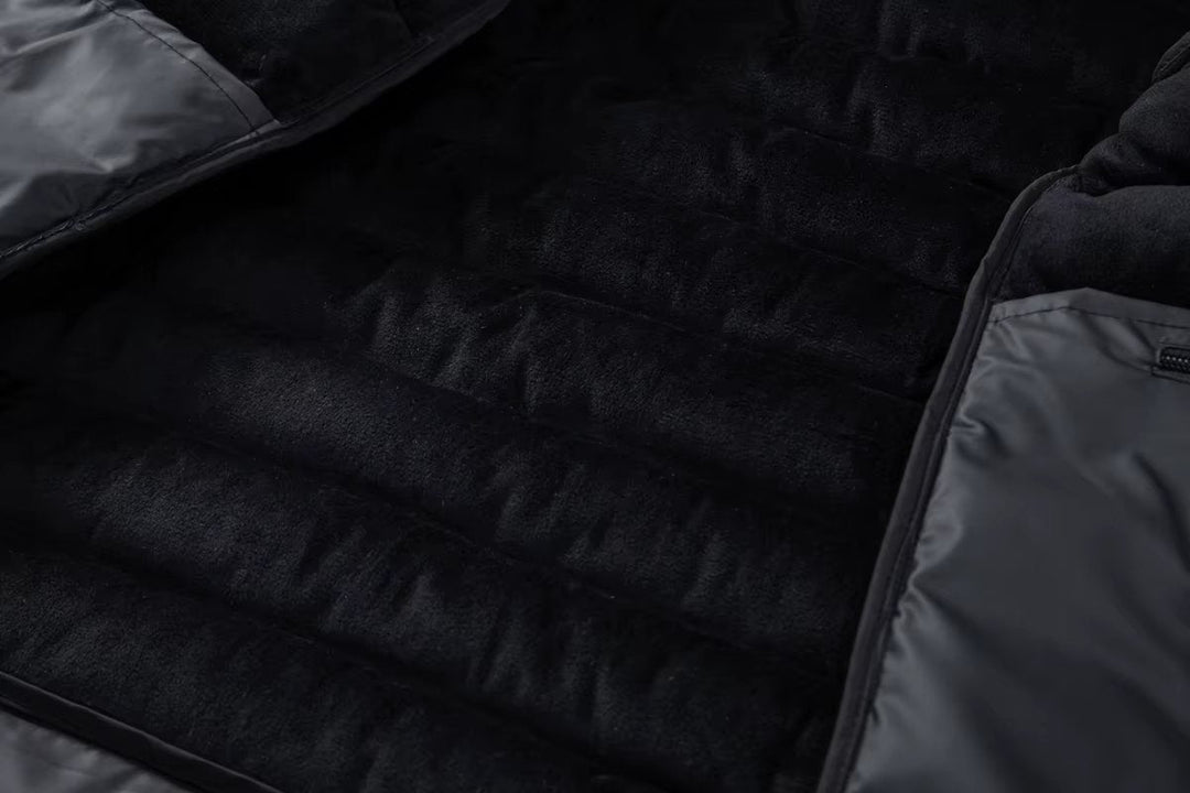 Oscar | Mens Waterproof Hybrid Down Hooded Puffer Bomber Jacket