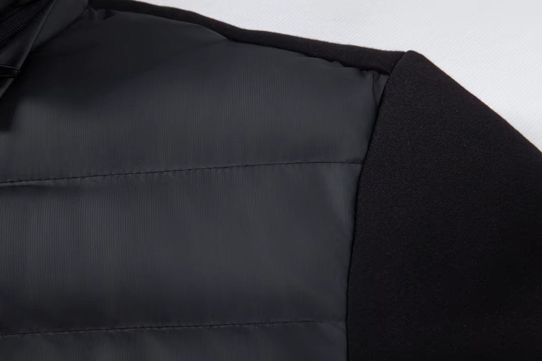 Oscar | Mens Waterproof Hybrid Down Hooded Puffer Bomber Jacket