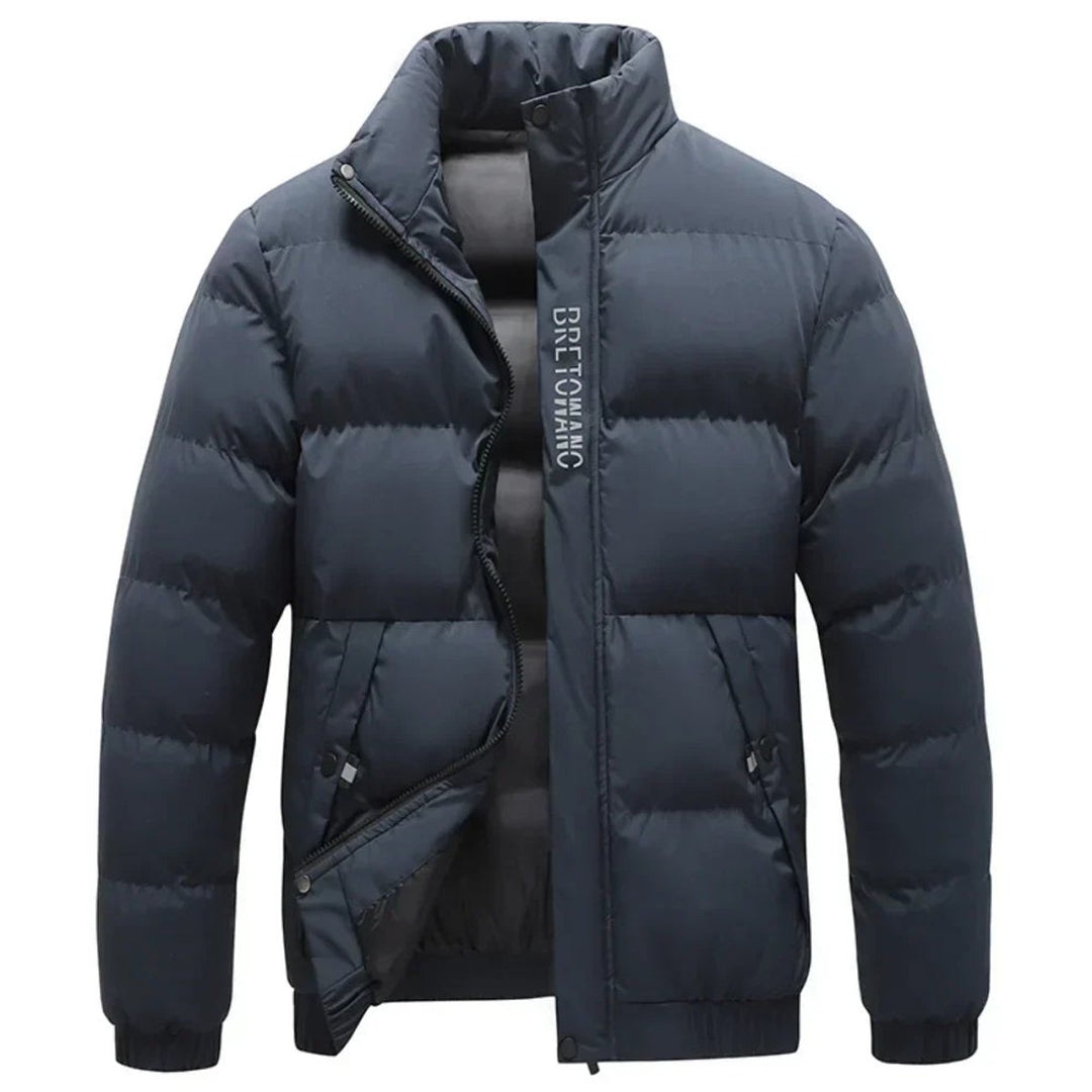 Jack | Mens Waterproof Puffer Bomber Jacket Windproof Winter Coat