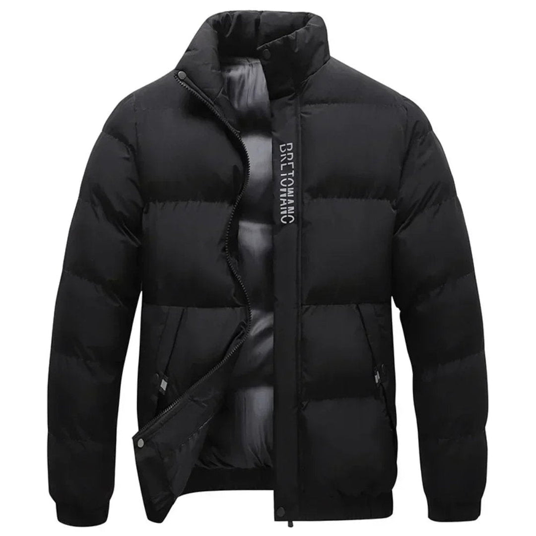 Jack | Mens Waterproof Puffer Bomber Jacket Windproof Winter Coat