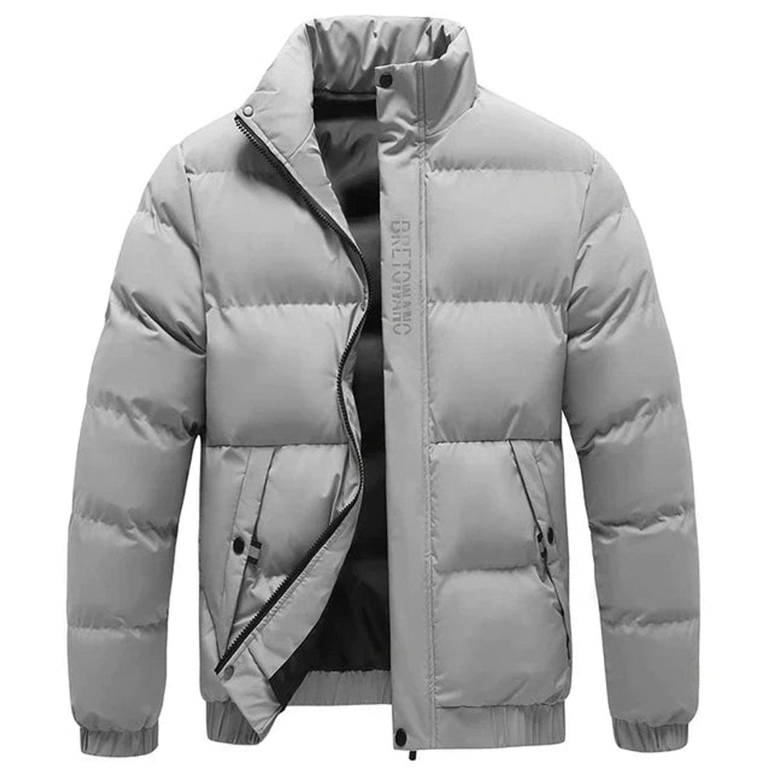 Jack | Mens Waterproof Puffer Bomber Jacket Windproof Winter Coat
