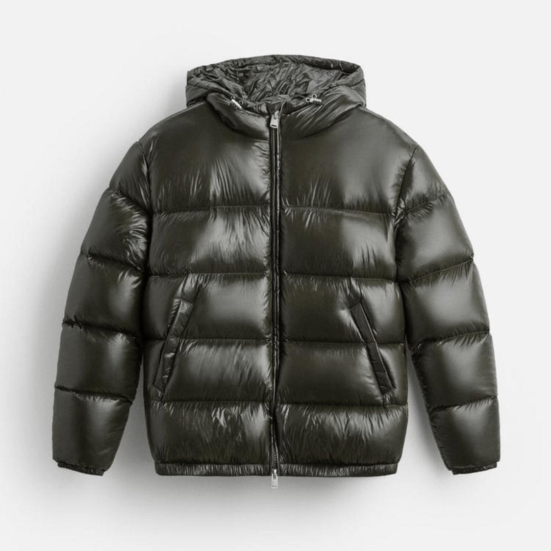 Jacob | Men's Waterproof Quilted Hooded Puffer Jacket