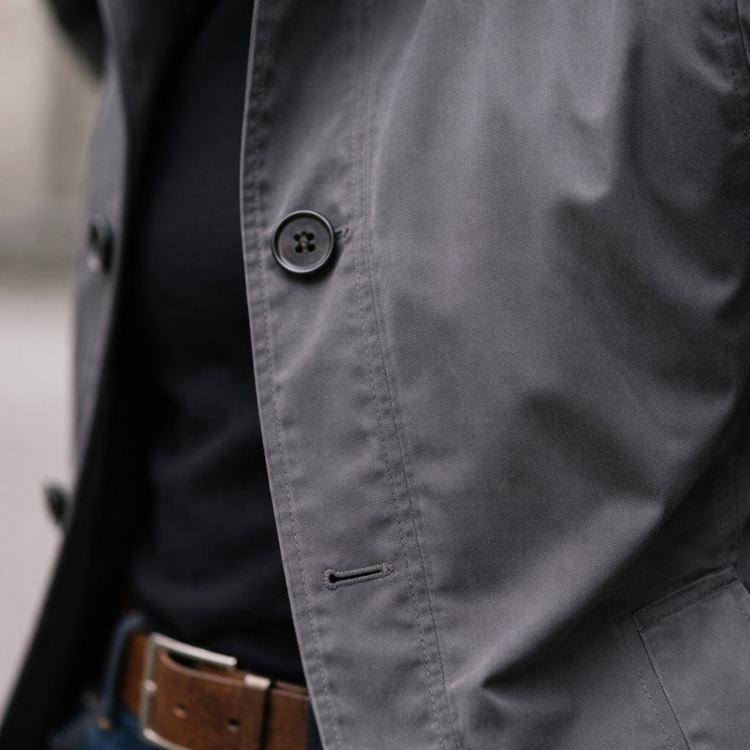 George | Men's Waterproof Relaxed-Fit Weather-Resistant Overcoat