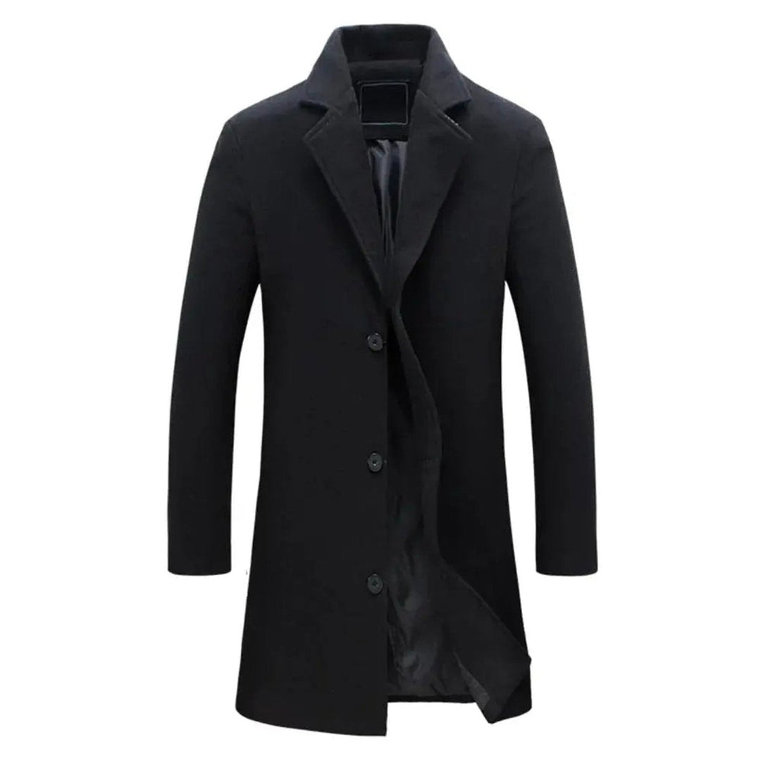 Thomas | Men's Wool-Blend Long Overcoat Tailored Mens Jacket