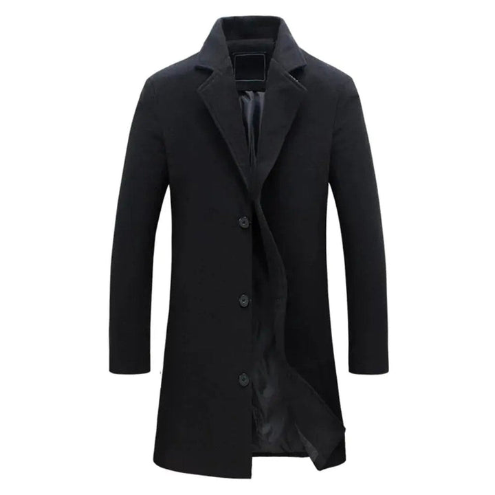 Thomas | Men's Wool-Blend Long Overcoat Tailored Mens Jacket