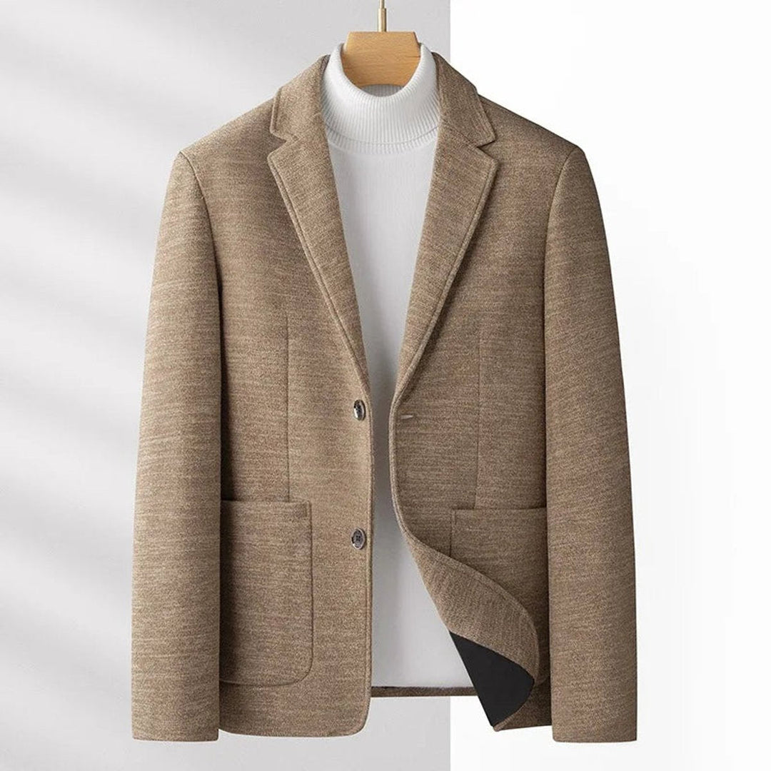 George | Mens Wool-Blend Smart Casual Blazer Jacket Notch Lapel