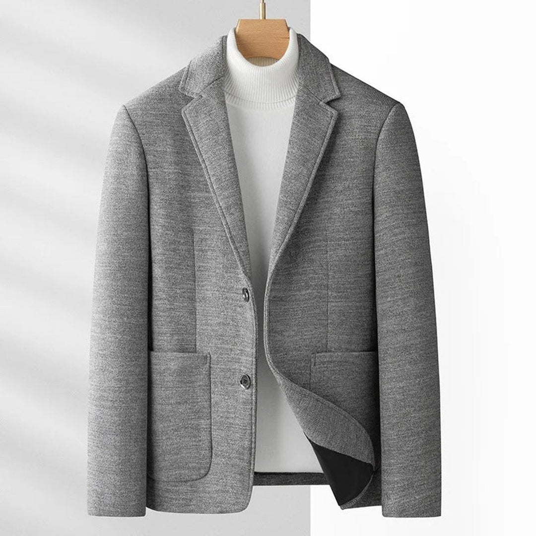 George | Mens Wool-Blend Smart Casual Blazer Jacket Notch Lapel