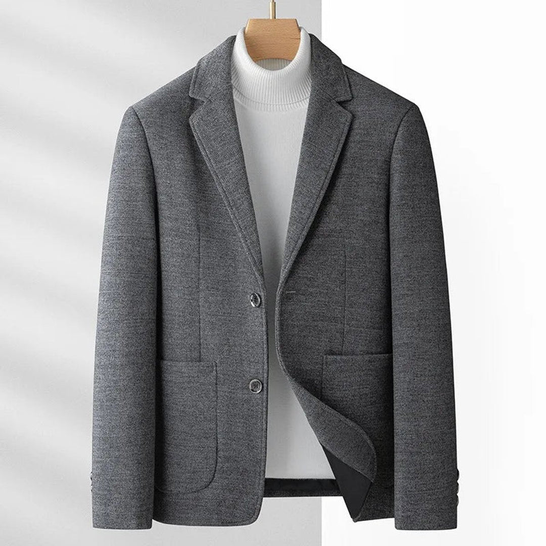 George | Mens Wool-Blend Smart Casual Blazer Jacket Notch Lapel