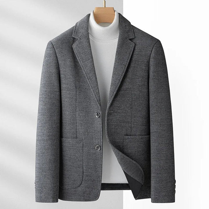 George | Mens Wool-Blend Smart Casual Blazer Jacket Notch Lapel