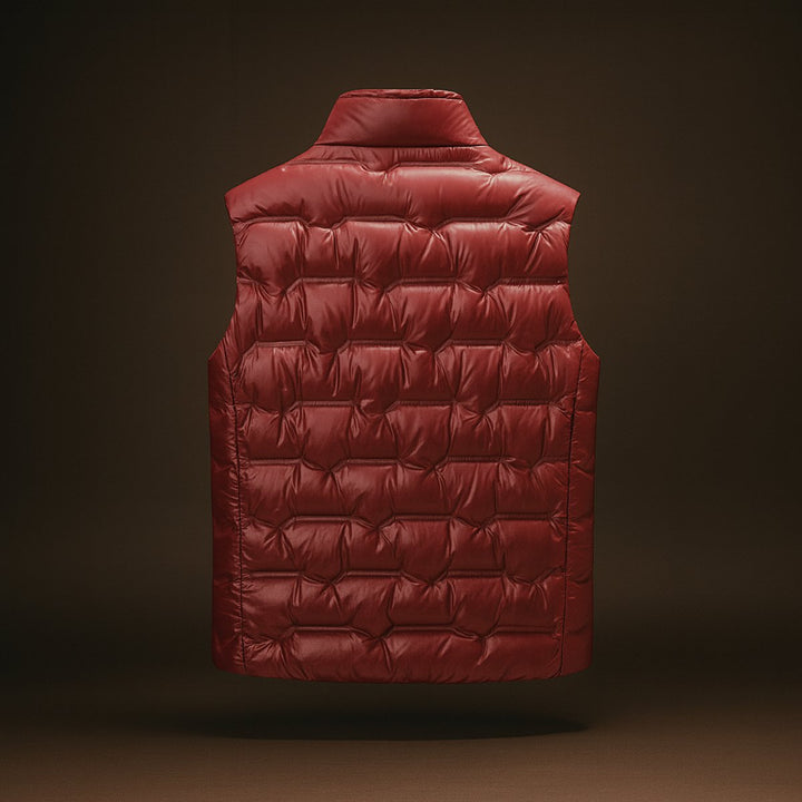 Archie | Mens Zip Hoodies Duck Down Quilted Insulated Gilet Vest