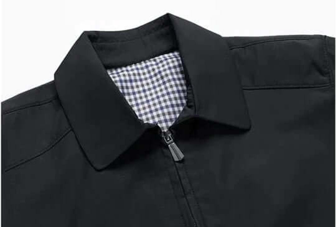 Oscar | Men's Zip-Up Bomber Jacket Gingham-Lined Casual Coat