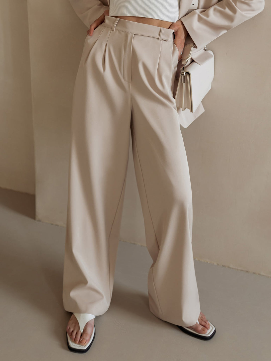 Valentina Tailored Wide Leg Trousers