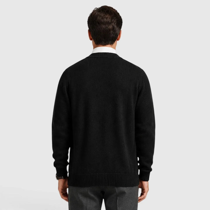 Sadie | Women's Cable Knit Cardigan V-Neck Button-Up Regular Fit