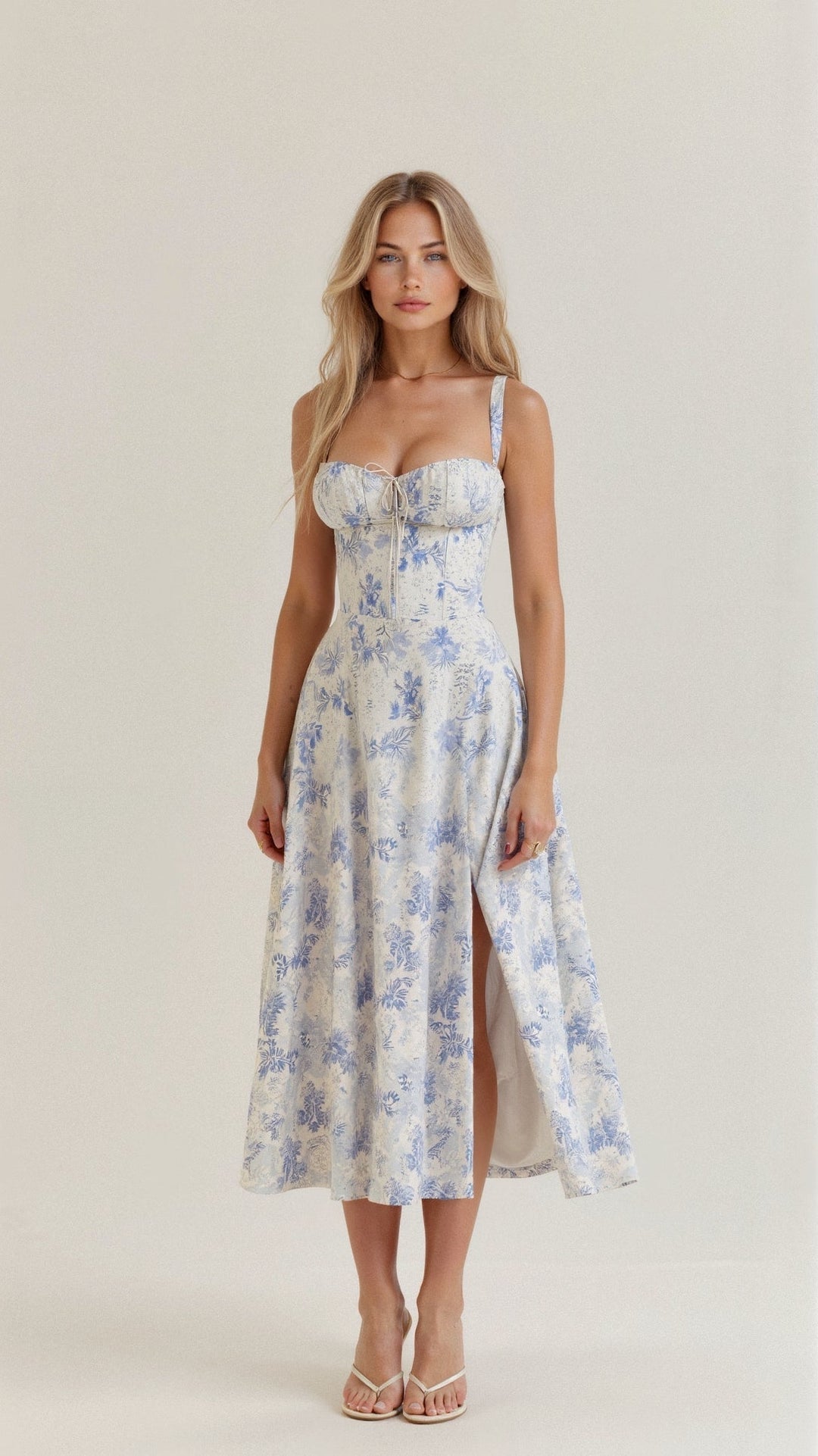 Seraphina Corset Midi Dress, Elegant Figure-Flattering Style