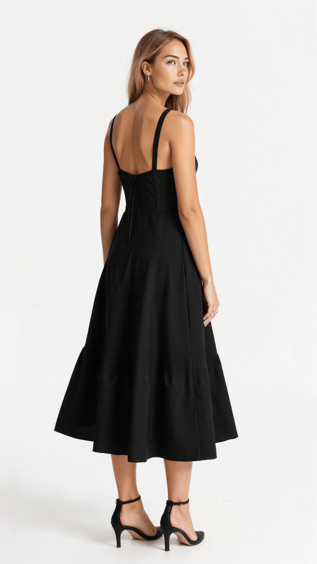 Seraphina Corset Midi Dress, Elegant Figure-Flattering Style