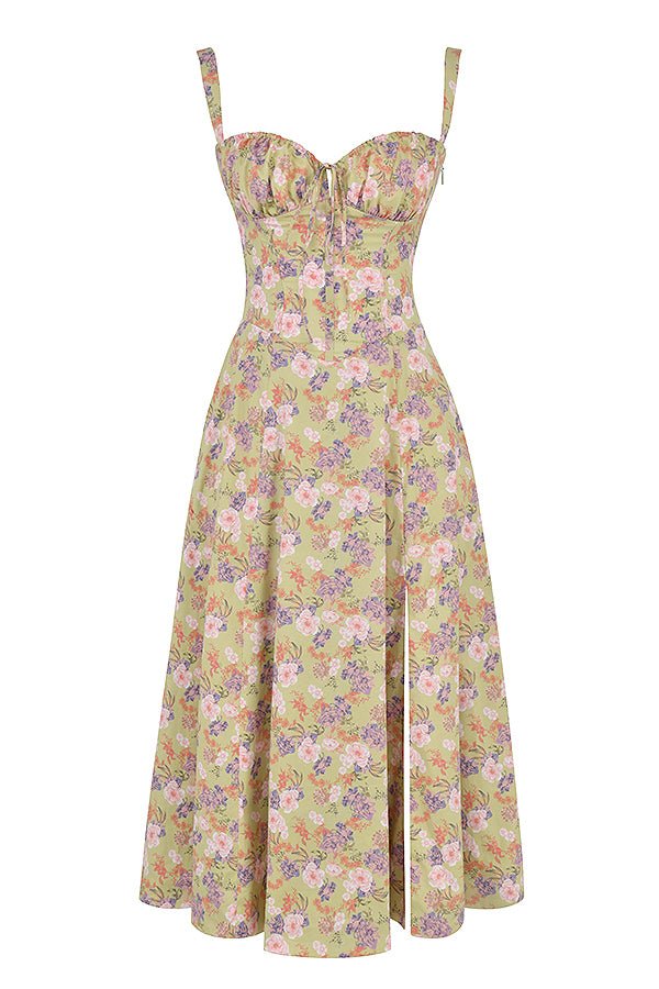 Seraphina Corset Midi Dress, Elegant Figure-Flattering Style