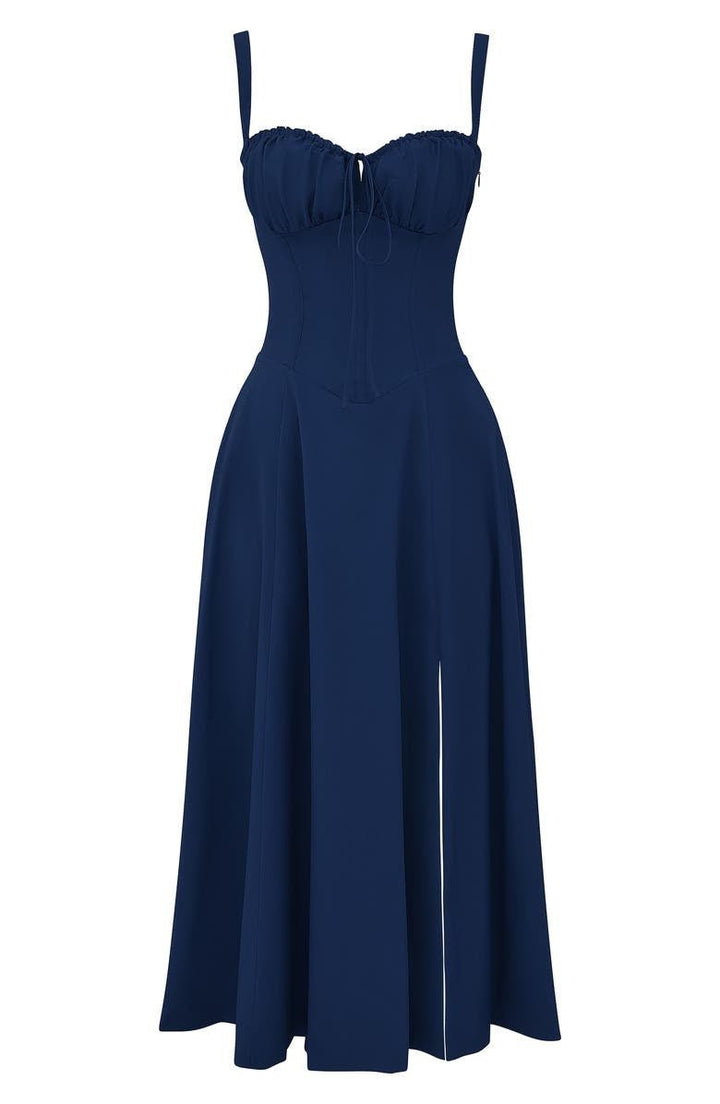 Seraphina Corset Midi Dress, Elegant Figure-Flattering Style