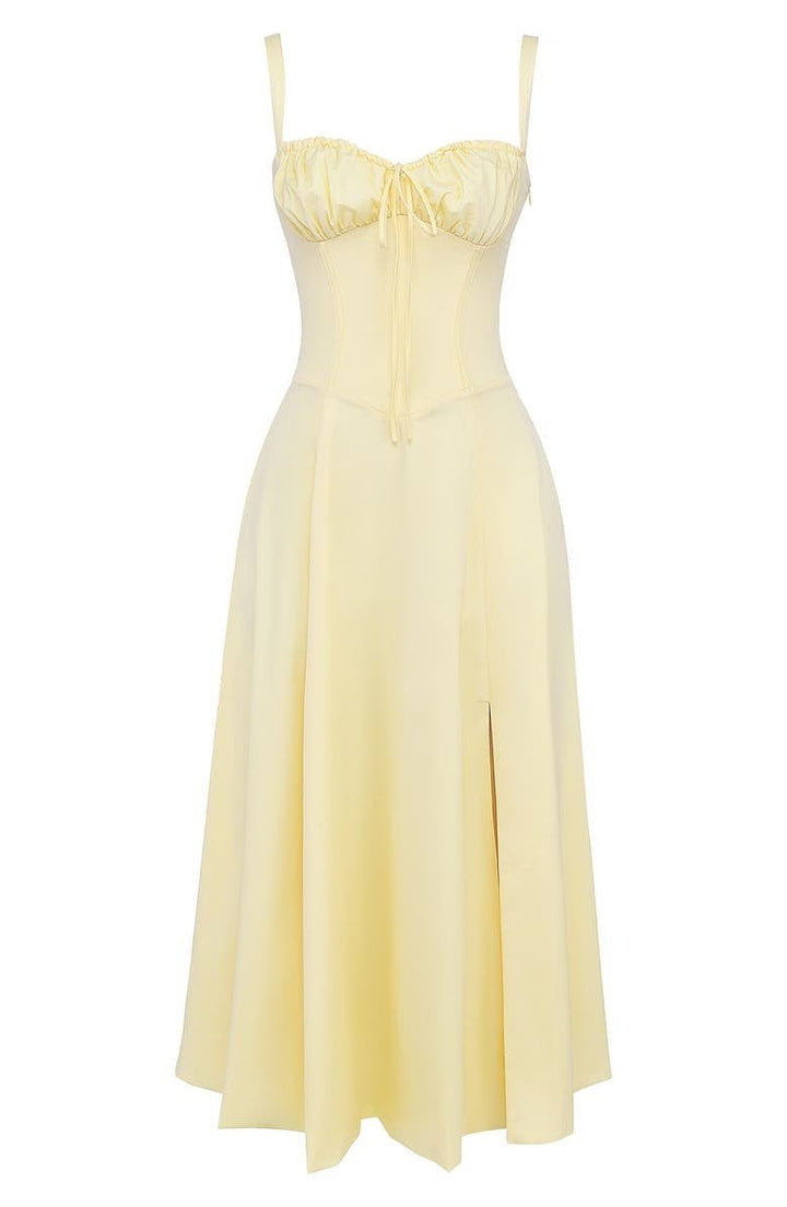 Seraphina Corset Midi Dress, Elegant Figure-Flattering Style