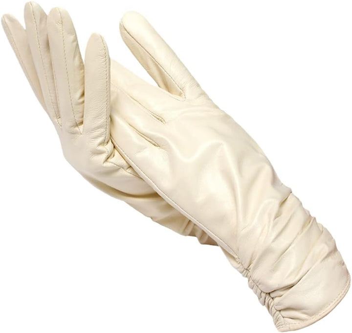 Women’s Leather Gloves – Soft Lined Winter Accessory for Elegant Cold-Weather Wear