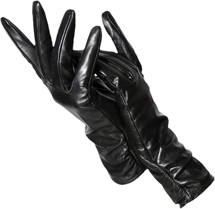 Women’s Leather Gloves – Soft Lined Winter Accessory for Elegant Cold-Weather Wear
