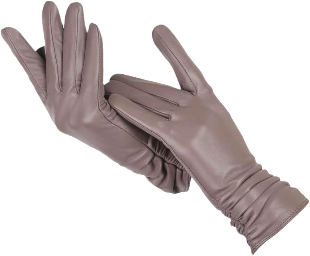 Women’s Leather Gloves – Soft Lined Winter Accessory for Elegant Cold-Weather Wear
