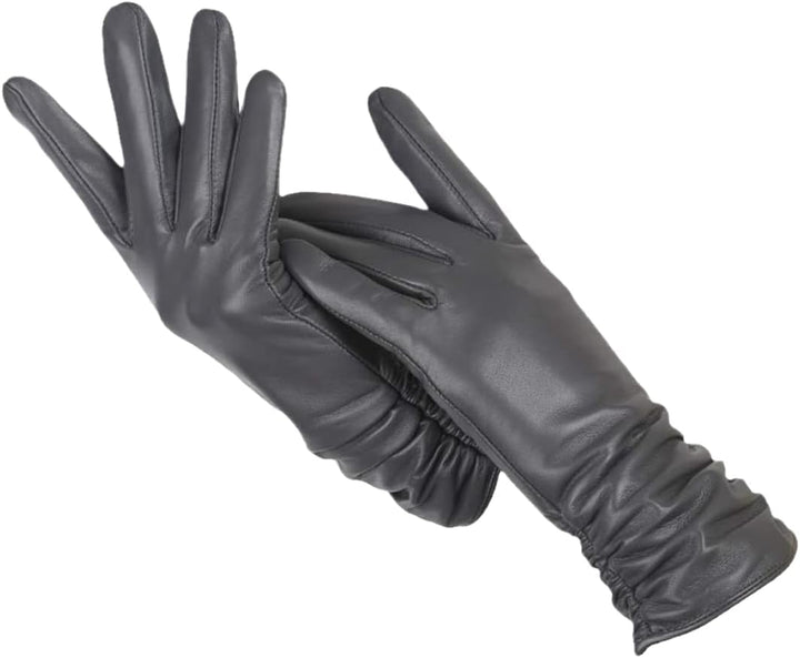 Women’s Leather Gloves – Soft Lined Winter Accessory for Elegant Cold-Weather Wear