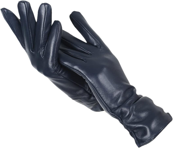 Women’s Leather Gloves – Soft Lined Winter Accessory for Elegant Cold-Weather Wear