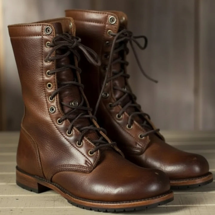 Eliza | Women's Warm Lined Lace-Up Boots Rubber Grip Sole