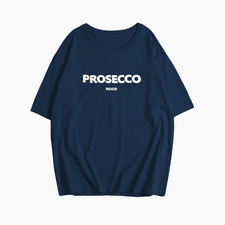 Helena | Women's Oversized Prosecco Slogan T-Shirt Cotton