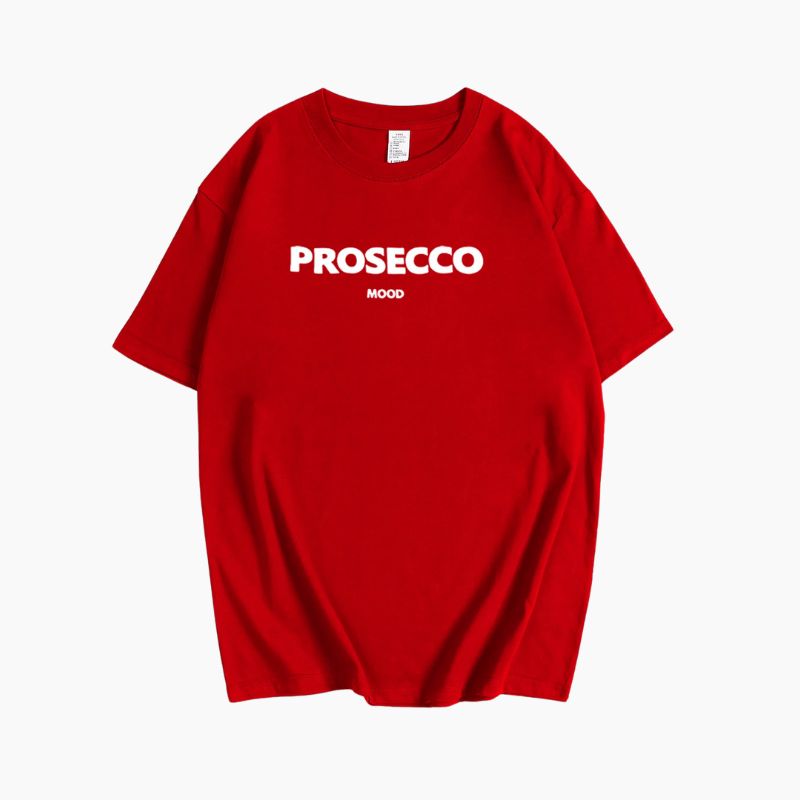 Helena | Women's Oversized Prosecco Slogan T-Shirt Cotton